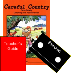 Careful Country Teachers Kit with coloring book, teacher guide and video tape